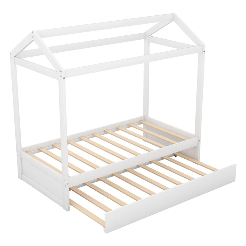 House Bed with Trundle