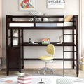 Twin size Loft Bed with Drawers and Desk