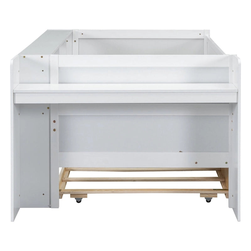 Multi-Functional Twin Daybed with Drawers and Trundle, Headboard Storage and Tables, USB Charging Station
